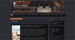 Desktop Screenshot of barryaparks.com